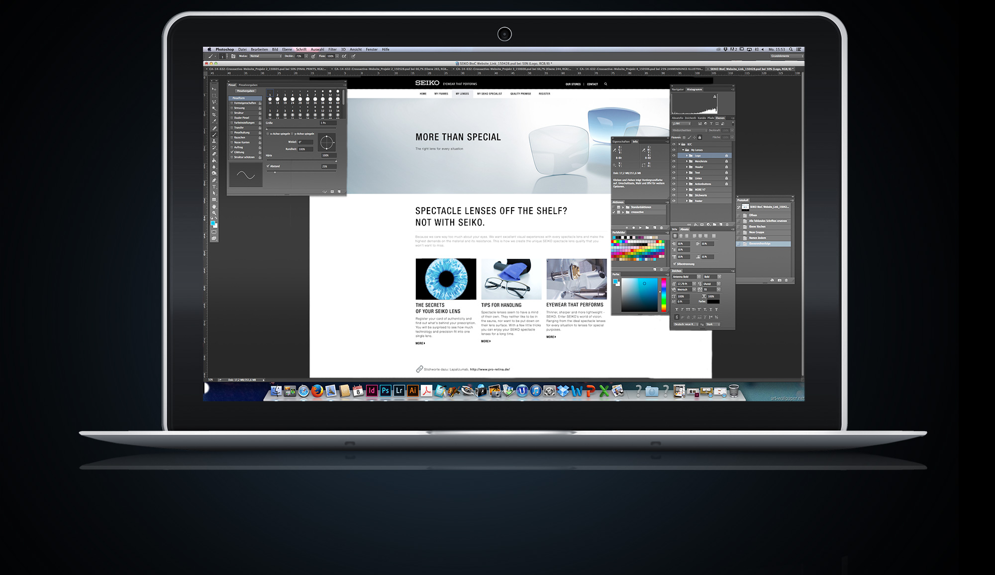 Individuelle Programmierung einer B2C-Website – nutzerorientiertes Design und technische Umsetzung - Gestaltung, Layout, Design